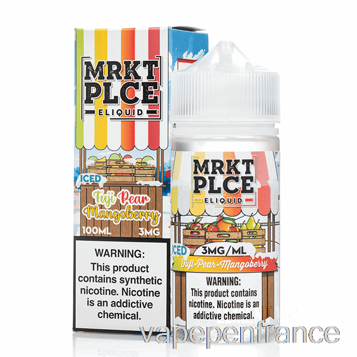 Glace Fuji Poire Mangue - Mrkt Plce - 100 Ml 6 Mg Stylo Vape